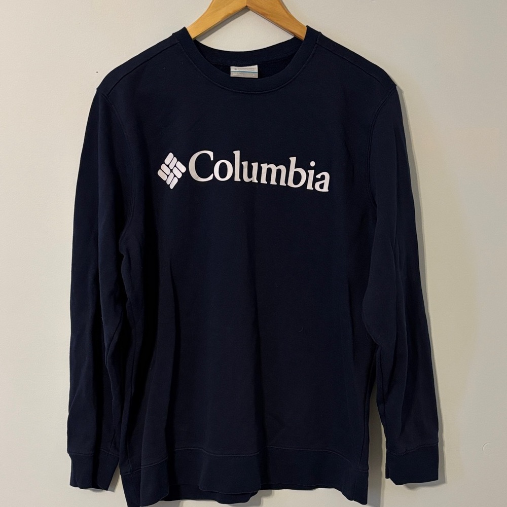 Columbia Navy Blue Crewneck Sweatshirt